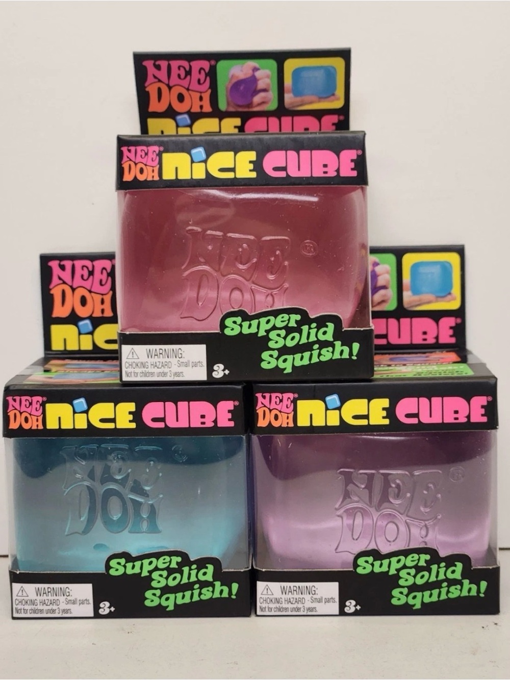 Authentic Schylling NeeDoh Nice Cube Super Solid Squish
